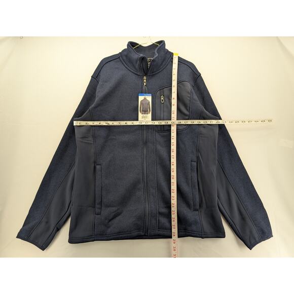 NWT Spyder Men's Full Zip Jacket in Blue size Large - Picture 7 of 7